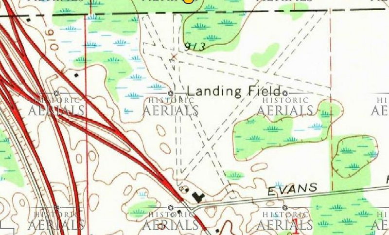 Holly Landing Field - 1971 Topo